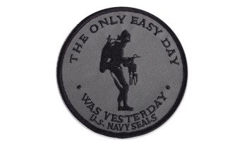 FOSTEX - Patch - Der einzige einfache Tag US Navy Seals - OD Grün