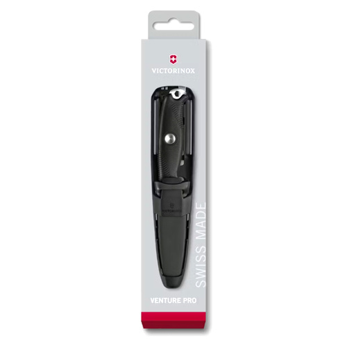 Messer - Victorinox - Feststehendes Messer Venture Pro - Sandvik 14C28N - Schwarz - 3.0903.3F