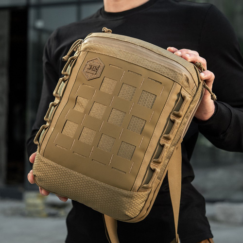M-Tac - Laser Cut Hex Umhängetasche - Cordura - Coyote - 10241005 - Laptoptaschen