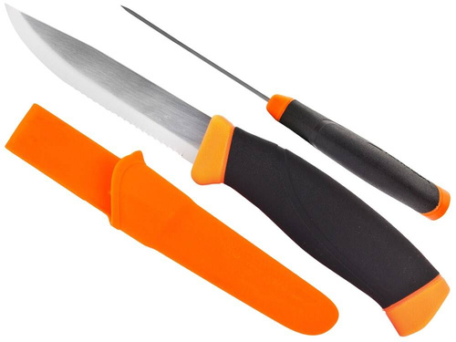 Morakniv - Begleiter F Gezahnt - Orange - 11829 - Messer - Outdoor