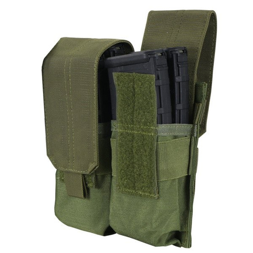Magazin & Munitionstaschen - Condor - Double M4, M16 Mag Pouch - Olive Drab - MA4-001
