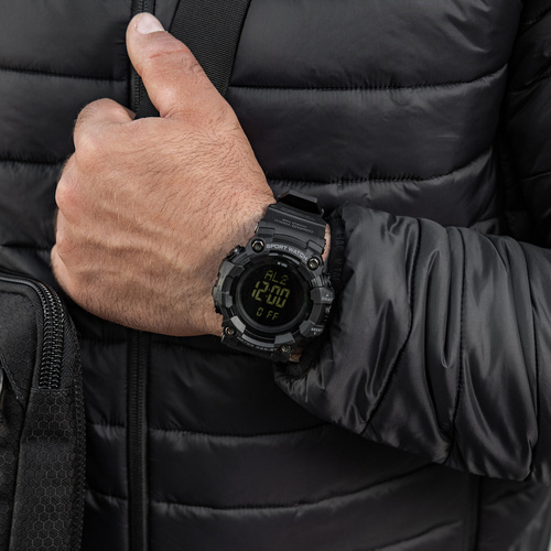 M-Tac - Taktische Uhr 2037 - LED - 5 ATM - Schwarz - 50007002 - Uhren