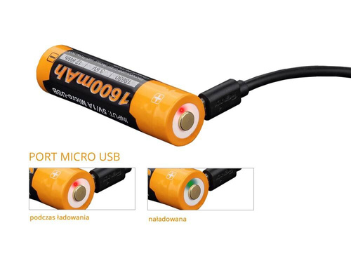 Fenix - 14500 1600 mAh 1,5 V USB Li-Ion Akku - ARB-L14U - Batterien - Outdoor