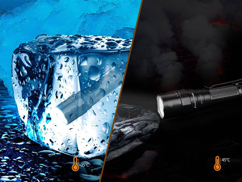 LED-Taschenlampen - Fenix - LED-Taschenlampe - 3000 Lumen - 5000 mAh - Schwarz - PD40R V2.0