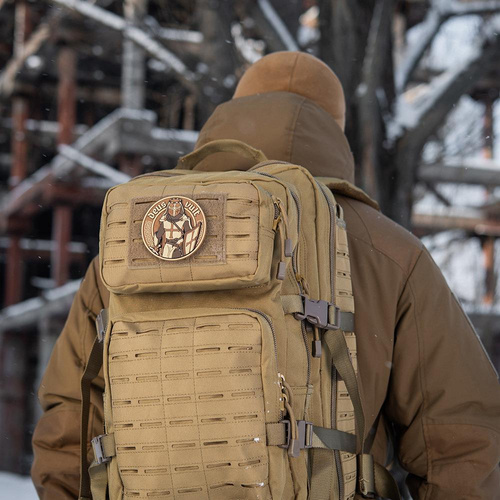 M-Tac - Deus Vult 3D PVC Aufnäher - Coyote - 51116005 - 3D PVC Morale Patches