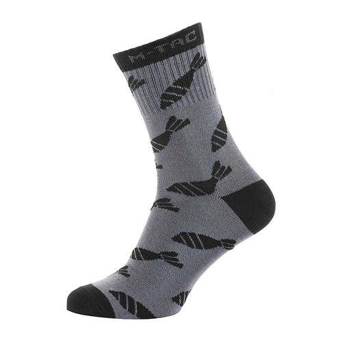 Socken - M-Tac - Mk.3 Sommersocken - Mörserbomben - Dunkelgrau - 30903801