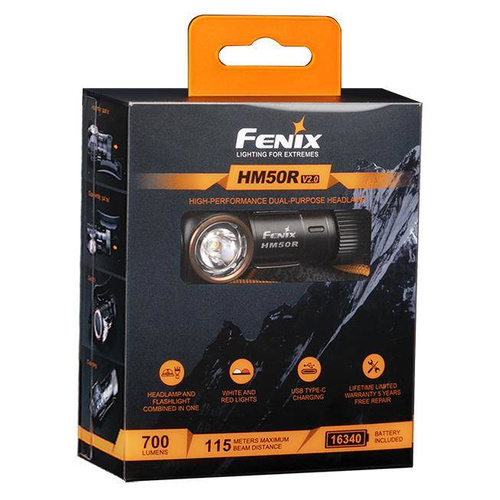 Fenix - LED-Stirnlampe HM50R V2.0 mit Akku - 700 lm - 700 mAh - HM50R V2.0 - LED-Taschenlampen - Outdoor