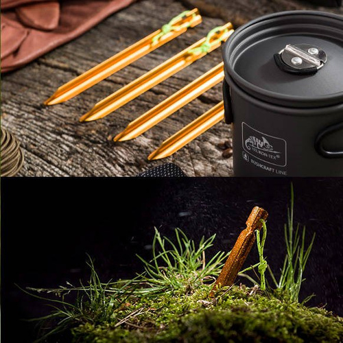 Helikon - Planenstangen - 4 Stück - Orange - PO-TST-AL-24 - Planen - Outdoor