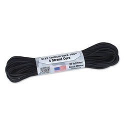 Atwood Rope MFG - Taktische Schnur 3/32 - 2,2 mm - Schwarz - 100ft
