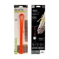 Nite Ize - Gear Tie® Wiederverwendbare Gummi Twist Tie™ 24 in. - 2 Stück - Hellorange - GT24-2PK-31