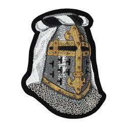 M-Tac - Moralabzeichen - Topfhelm - bestickt - 51326002.