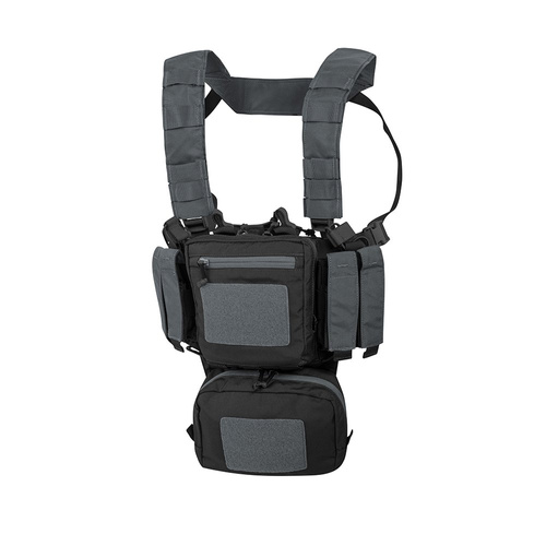 Helikon - Kamizelka Training Mini Rig® - Czarny / Schatten Grau - KK-TMR-CD-0135A - Chest Rig Westen