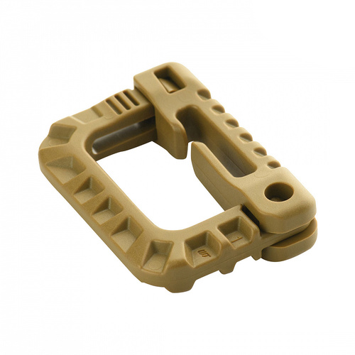 M-Tac - Grimloc-Karabiner - Coyote Brown - 3158-CB - Kunststoffkarabiner