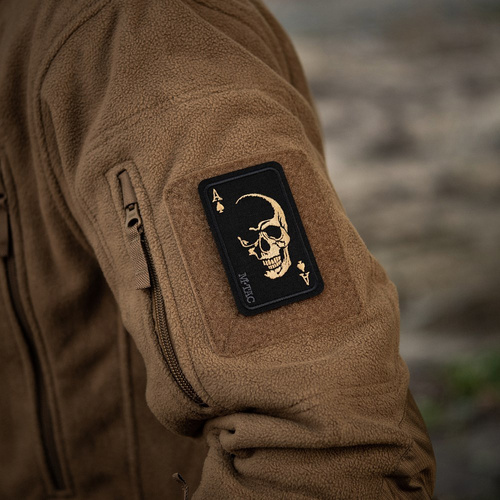 Morale Patch - M-Tac - Moralaufnäher Patch Face of War - Cordura - Schwarz/Orange - 51389035