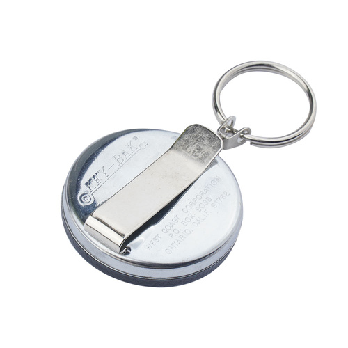 Fangriemen - KEY-BAK - ORIGINAL-Edelstahlkette - Schwarzes Vinyl - 0005-0134