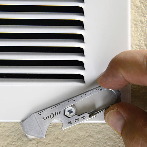 Nite Ize - DoohicKey Schlüssel-Werkzeug - Schwarz - KMT-01-R3 - Microtools - Multitools