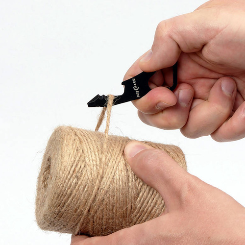 Nite Ize - Karabiner mit Werkzeugset DoohicKey ClipKey Tool - Stahl - Schwarz - KMTCK-01-R3 - Stahlkarabiner