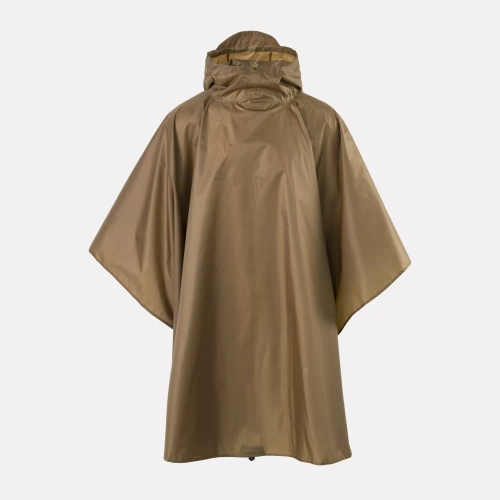 Helikon - Poncho Lightweight - Polyester Ripstop - Coyote - PO-LHW-PO-11 - Ponchos - Regenumhänge - Bekleidung