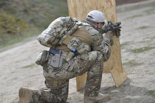 Outdoor - Direct Action - Spitfire Mk II Rucksack Panel - 12L - MultiCam - PL-SPBK-CD5-MCM - Stadt, EDC, 1 Tag (bis zu 25 Liter)