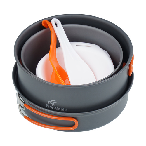 Outdoor - Fire Maple - Touristisches Kochgeschirr - Set mit 4 Schalen - FMC-K7 - Militärisches Kochgeschirr