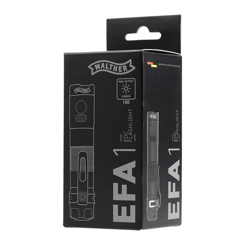 LED-Taschenlampen - Walther - Taschenlampe LED EFA1 - 350 lm - Schwarz - 3.7143