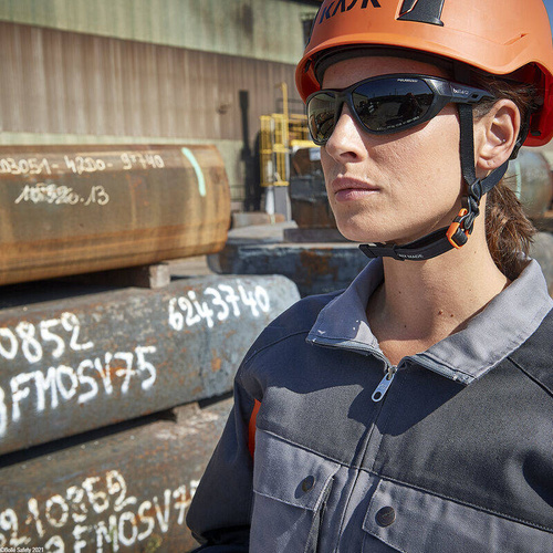 Sonnenbrille - Bolle Safety - Komet Schutzbrille - Red Flash - PSSKOMEF06