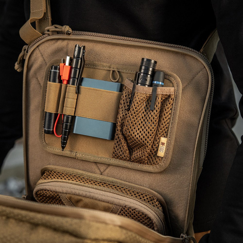Rucksäcke - M-Tac - Laser Cut Hex Umhängetasche - Cordura - Coyote - 10241005 - Laptoptaschen