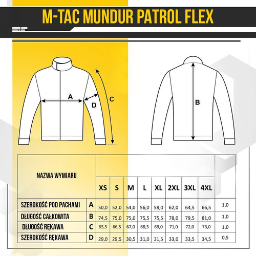 M-Tac - Patrol Flex Uniform Sweatshirt - Dark Olive - 20028048 - Militär-Sweatshirts
