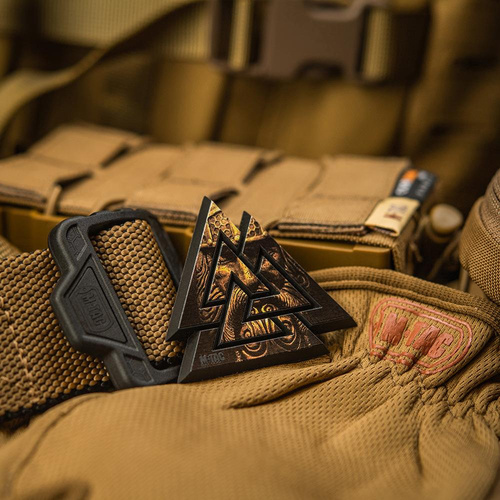 M-Tac - 3D PVC Valknut Patch - Schwarz / Coyote - 51161205 - 3D PVC Morale Patches