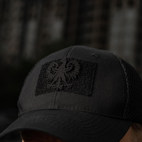 Verschiedenes - M-Tac - Polnischer Adler Lasergeschnittener Aufnäher - Cordura 500D - Schwarz - 51008002 - Morale Patch