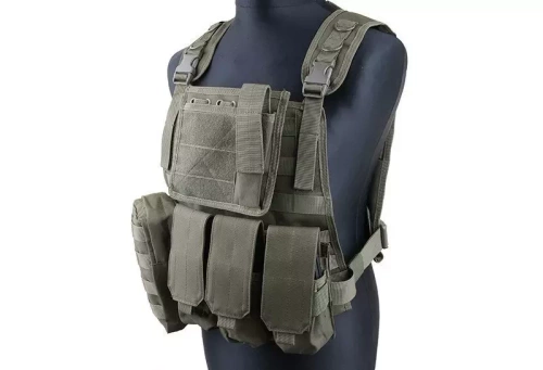 GFC Tactical - Taktische Plattenträgerweste MBSS - Nylon - Olive - GFT-18-001014 - Modulare Westen