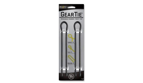 Nite Ize - Gear Tie 18" - Schwarz - 2Pack - GT18-2PK-01 - Nite Ize