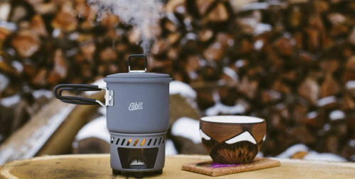 Besteck & Geschirr - Esbit - Kochset (Festbrennstoff) - 585ml - CS585HA