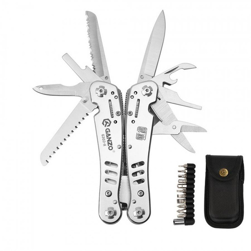 Multitools - Ganzo - Multitool mit Bit-Set - 27 Werkzeuge - G302-H - Multitools