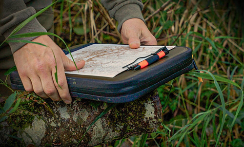 Notizbücher & Zubehör - Rite in the Rain - Veranstalterin Monsoon Field Desk - Olive/Schwarz - 297