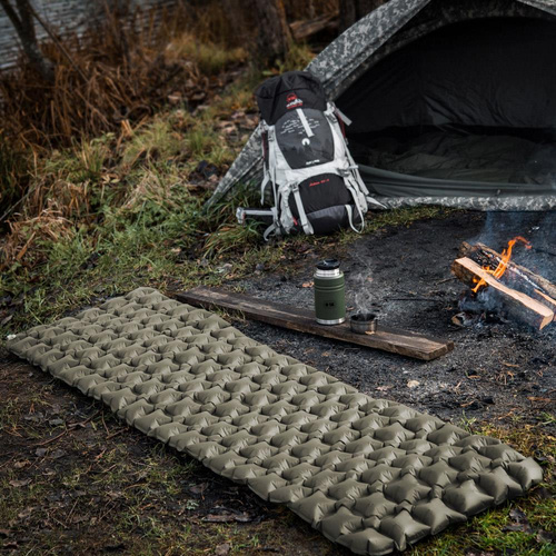 M-Tac - Aufblasbare Schlafmatte - 195x60 cm - Oliv - 60018001 - Schlafsäcke & Isomatten