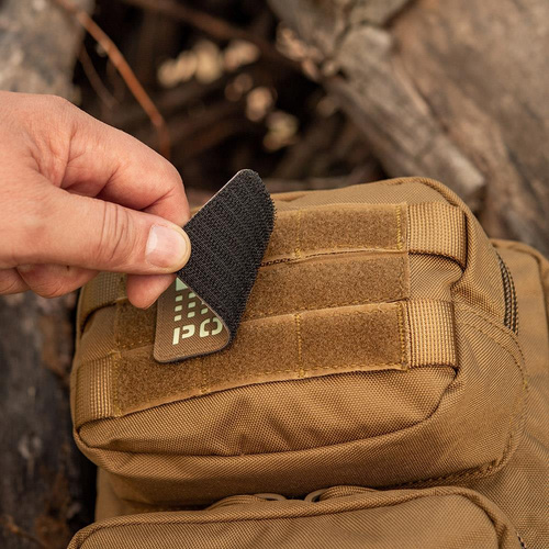 M-Tac - Aufnäher mit Flagge und Aufschrift Polen - Laserschnitt - Pixel/Rechteck - Coyote / Fluo - 51007205 - Verschiedenes - Verschiedenes