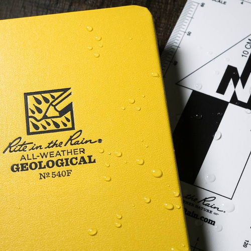 Verschiedenes - Rite in the Rain - All-Weather Geological Notebook - 4 3/8" x 7 1/4" - 540F - Gelb - Notizbücher & Zubehör