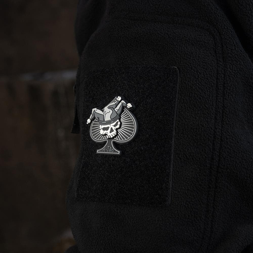 3D PVC Morale Patches - M-Tac – Ace of Spades Patch – 3D PVC – Schwarz/Weiß – 51108236
