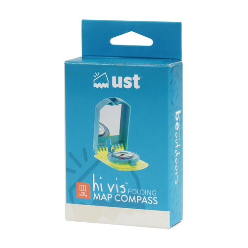 Outdoor - UST - Faltkarte Kompass Hi Vis Folding - 1156797 - Kompasse