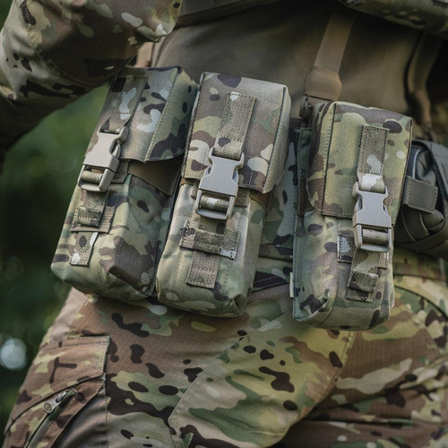 Ausrüstung - M-Tac - Tragetasche für Zwei AR/AK-Magazine - Fastex - Cordura 500D - MultiCam - 10013108 - Magazin & Munitionstaschen