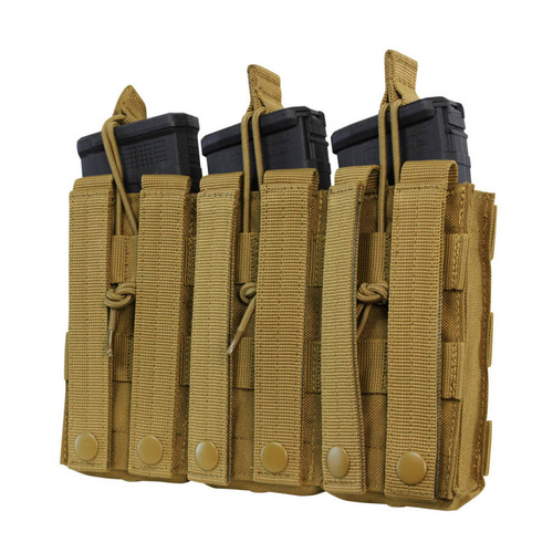 Condor - Open Top Triple M4/M16 Mag Pouch - Schwarz - MA27-002 - Magazin & Munitionstaschen - Ausrüstung