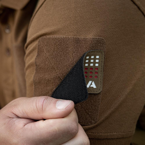 M-Tac - Aufnäher mit Flagge und Aufschrift Polen - Laserschnitt - Pixel - Rot / Kojote / Weiß - 51007105 - Andere