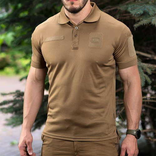 Bekleidung - M-Tac - Polohemd Elite Tactical Coolmax - Coyote - 80010005 - T-Shirts