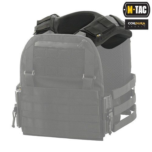 M-Tac - Schulterpolster für Cuirass QRS Weste - Cordura - Schwarz - 10179002 - Zubehör - Ausrüstung