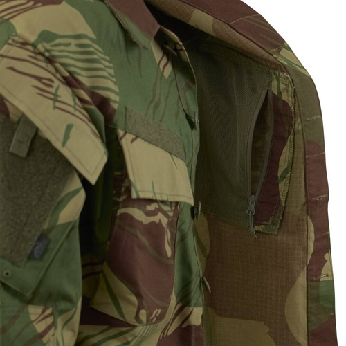 Helikon - Militär-Sweatshirt Raid - Ripstop - 8 Taschen - US Woodland - BL-RAD-SP-03 - Sweatshirts & Kampfhemden