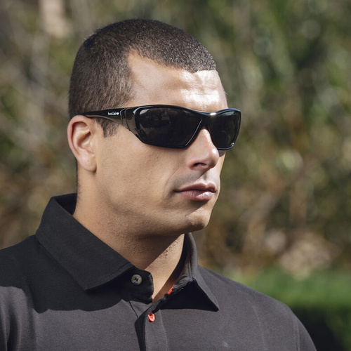 Bolle Safety - Schutzbrille Hustler - EN 166 FT - Platinum Lite - Rauchen - HUSTLN20E - Gesichtsschutz