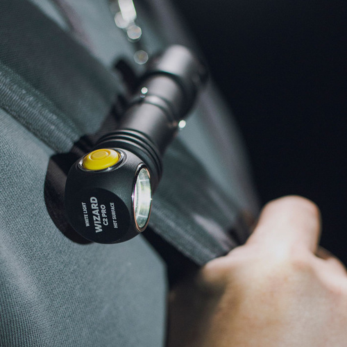 LED-Taschenlampen - Armytek - Stirnlampe Wizard C2 Pro - Magnetisches Ladegerät - 2500 lm - 18650 - Sand - F08701CS