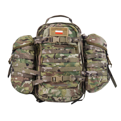 WISPORT - Sparrow 20 II Rucksack mit zwei Seitentaschen - 20 + 10 l - Multicam - Militärrucksäcke - Outdoor