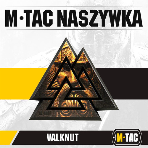 Verschiedenes - M-Tac - 3D PVC Valknut Patch - Schwarz / Coyote - 51161205 - 3D PVC Morale Patches